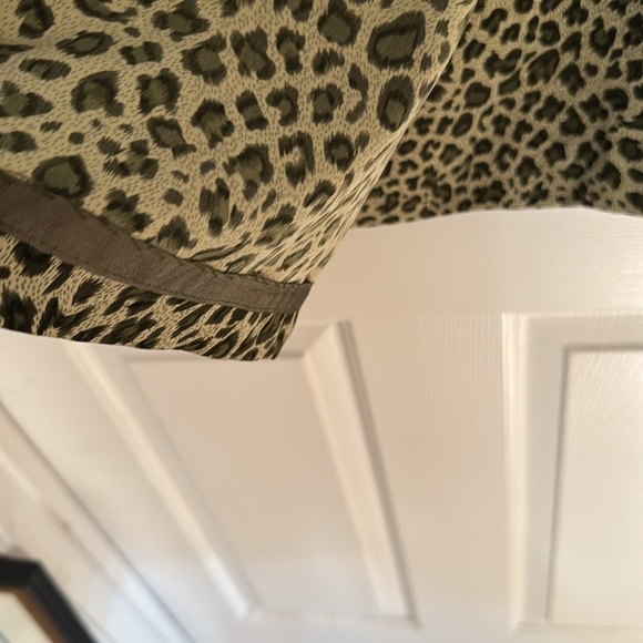 NWT SZ 16 Leopard Print Wrap Women's Skirt Worthington - Picture 4 of 5